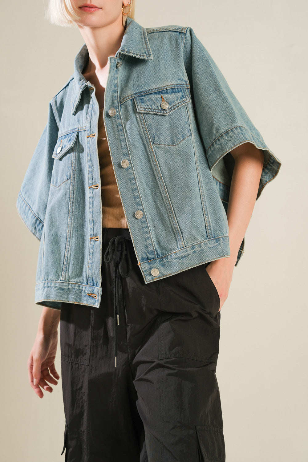 BEAUTIFUL AS YOU DENIM JACKET Flying Tomato